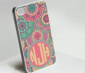 Njh Clasic Monogram - Iphone case for Iphone 4 case, Iphone 4s case, Iphone 5 case hard case