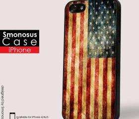 Us flag tumblr - Iphone case for Iphone 4 case, Iphone 4s case, Iphone 5 case hard case