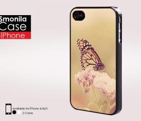 Pretty cool butterfly design - Iphone case for Iphone 4 case, Iphone 4s case, Iphone 5 case hard case