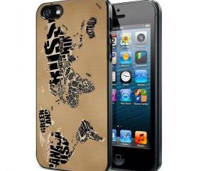 World map country - Iphone case for Iphone 4 case, Iphone 4s case, Iphone 5 case hard case